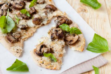 Focaccia ai funghi
