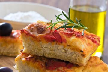 Focaccia al pomodoro