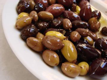 Olive schiacciate