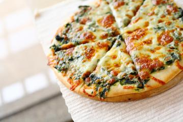 Pizza rustica con spinaci