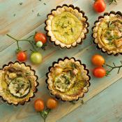 Mini quiche alle zucchine