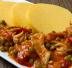 Polenta con seppie e piselli