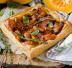 Quiche alla zucca e crudo