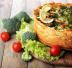 Tortino croccante con broccoli e formaggio