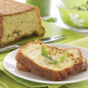 Plumcake salato con rucola e formaggio