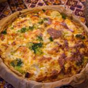 Torta salata ai broccoli