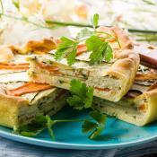 Torta salata alle carote