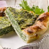Torta salata con spinaci