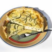 Torta salata con zucchine