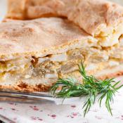 Torta salata di cavolfiore all’aneto