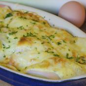 Tortino di patate e porri