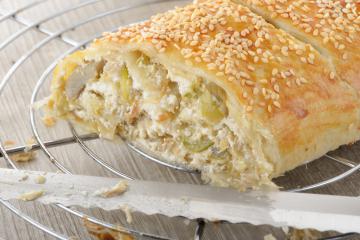 Strudel di carciofi
