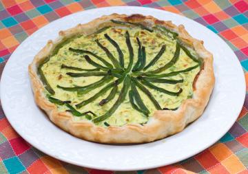 Torta di fagiolini