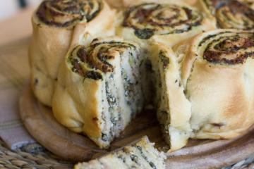 Torta di rose salata