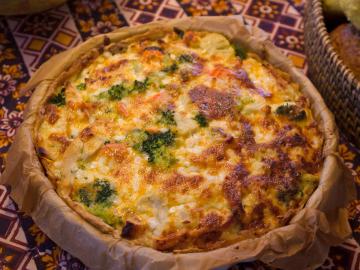 Torta salata ai broccoli