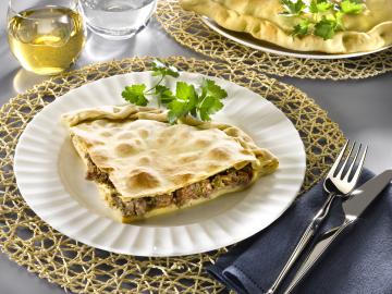 Torta salata con macinato di agnello