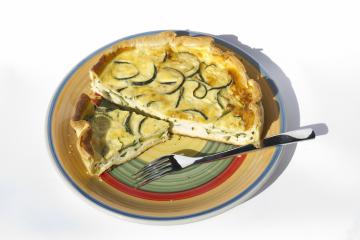 Torta salata con zucchine