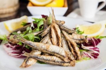 Acciughe fritte