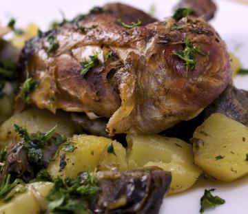 Agnello con carciofi