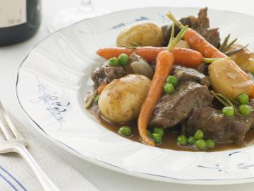Agnello con piselli