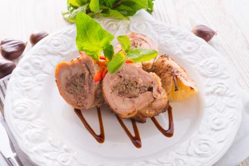Arrosto con castagne