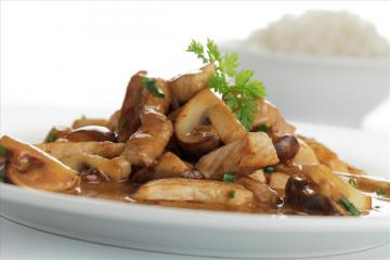 Bocconcini di vitello ai funghi