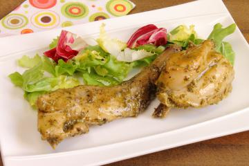 Coniglio in bianco