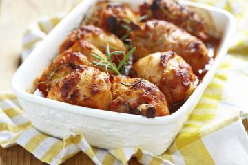 Cosce di pollo al forno
