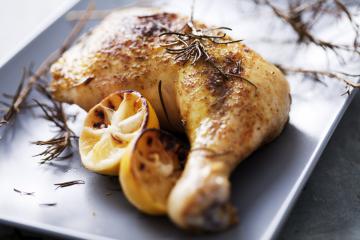 Cosce di pollo al limone
