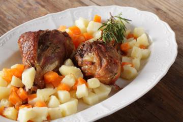 Cosce di tacchino al forno