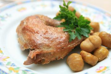 Faraona con castagne