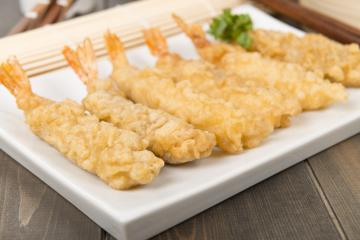 Gamberi in pastella