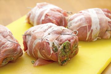 Involtini di maiale al trito di erbette