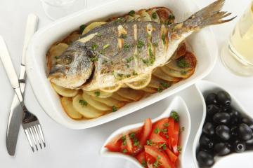 Orata al forno con patate