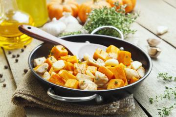 Pollo alla zucca