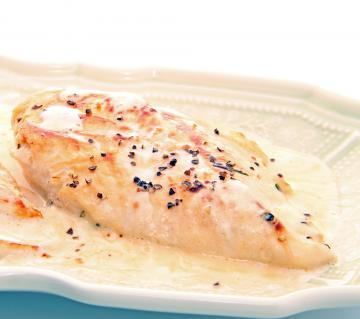 Pollo con panna