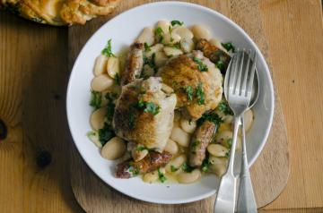 Pollo e fagioli