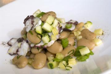Polpo con fagioli