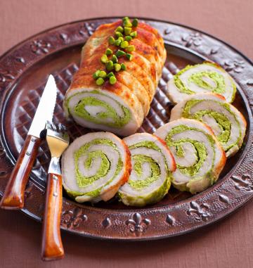 Rollata di tacchino al pistacchio