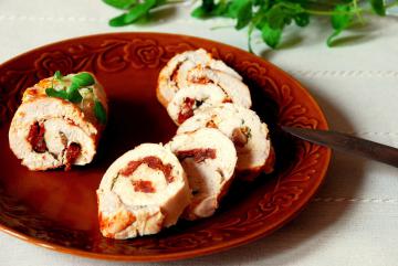 Rollatine di pollo ai pomodori secchi
