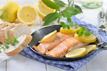 Salmone al limone