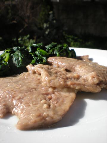 Scaloppine al vino bianco