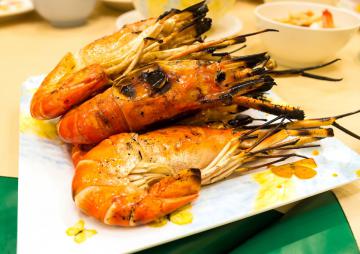 Scampi alla griglia