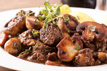Spezzatino con funghi