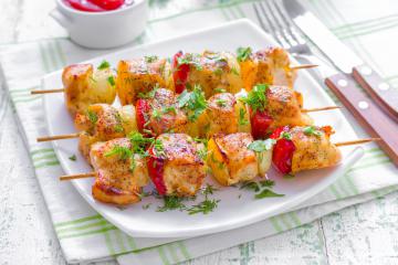 Spiedini di pollo
