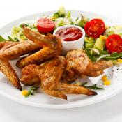 Ali di pollo al forno