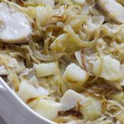 Baccalà con cipolle