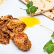 Cosce di pollo al curry