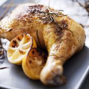 Cosce di pollo al limone