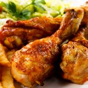 Cosce di pollo alla birra